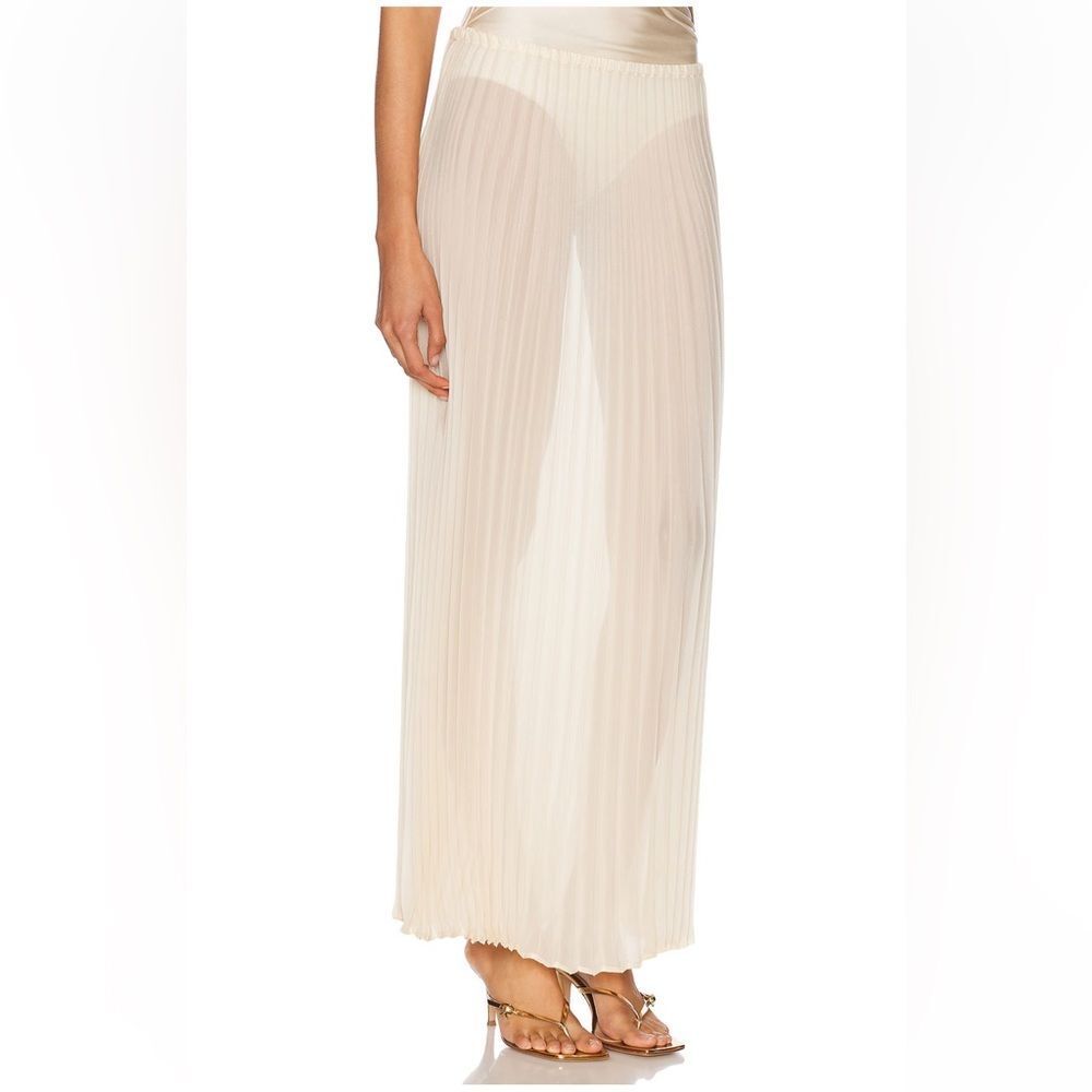 Shani Shemer Thora Maxi Skirt Cream Size Large - Picture 3 of 11